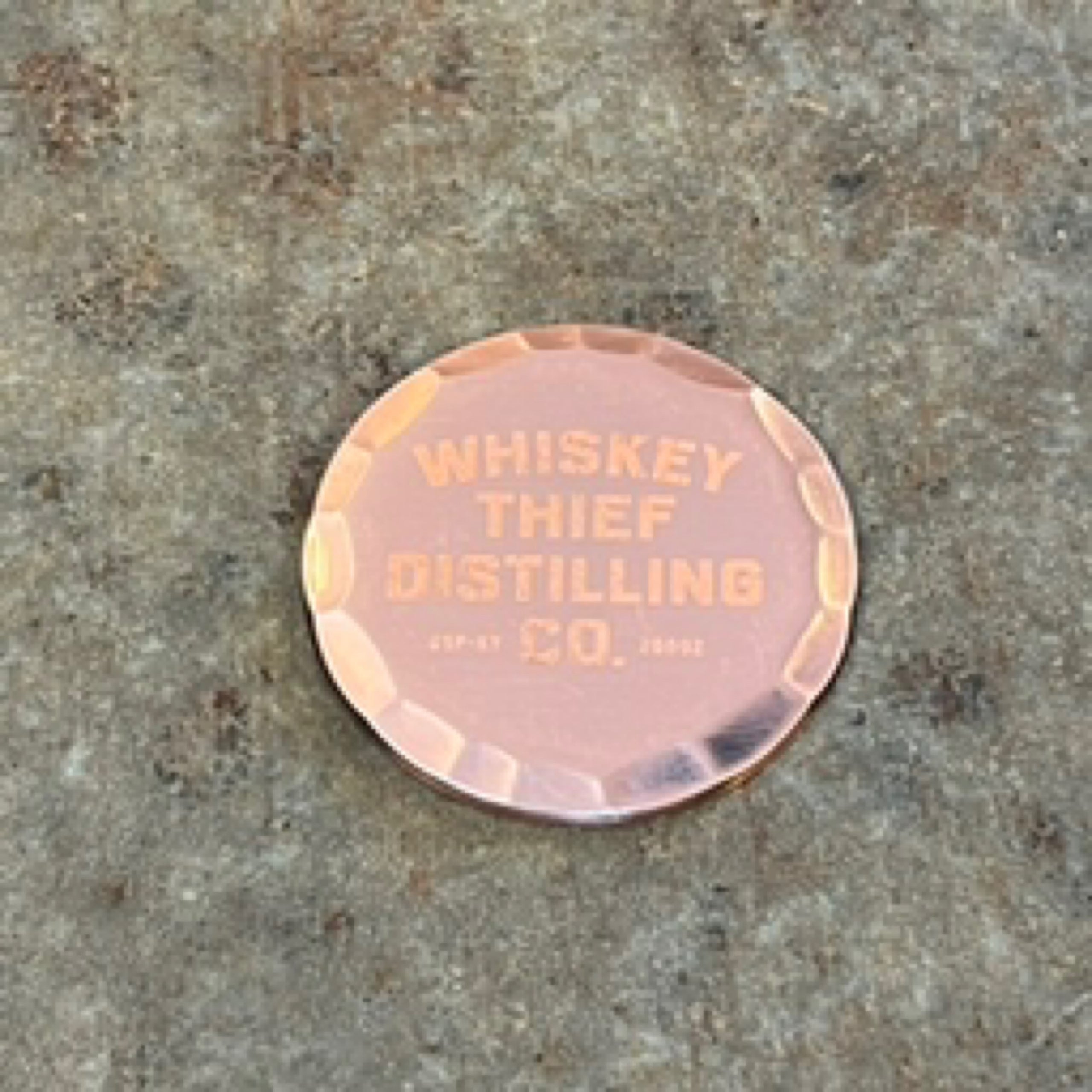 Whiskey Thief Golf Ball Marker Whiskey Thief Distilling Co.